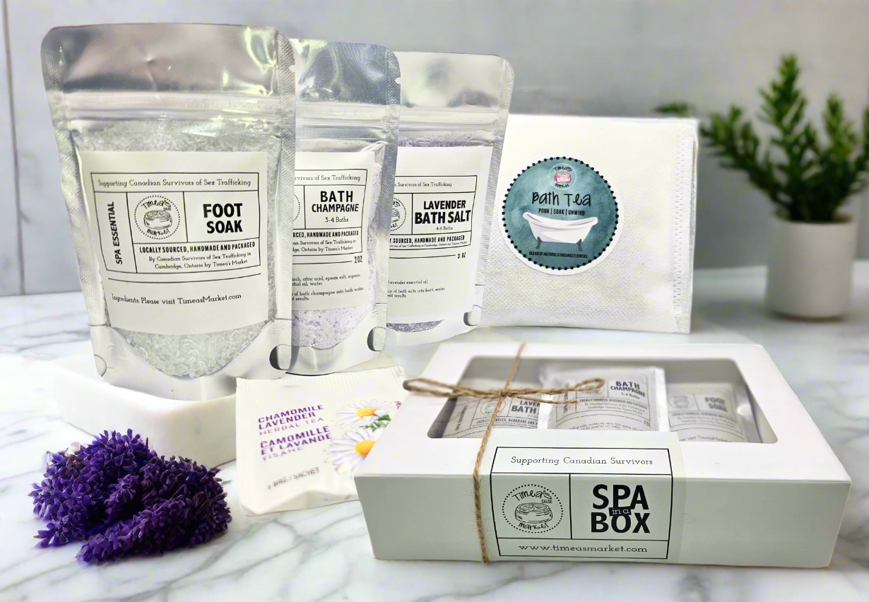 4 piece spa with tea bag
