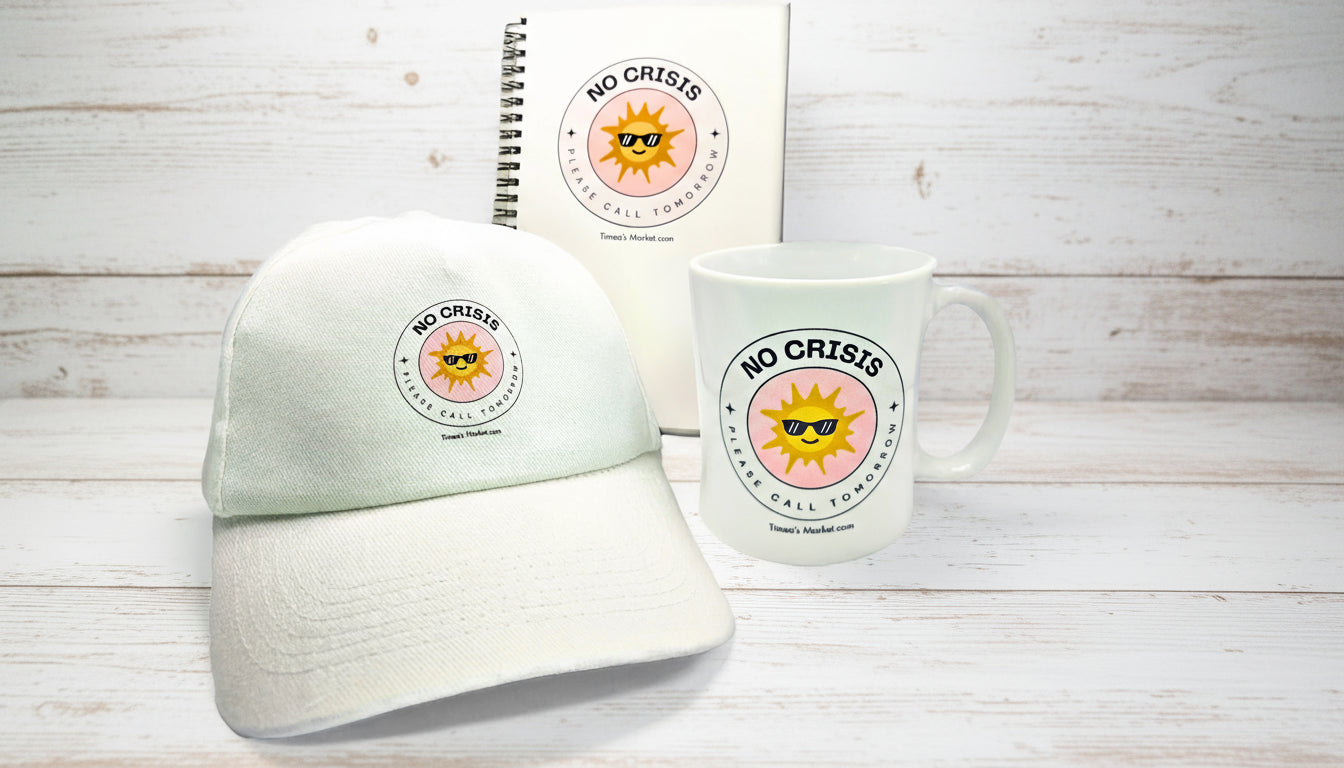 No Crisis office coffee mug