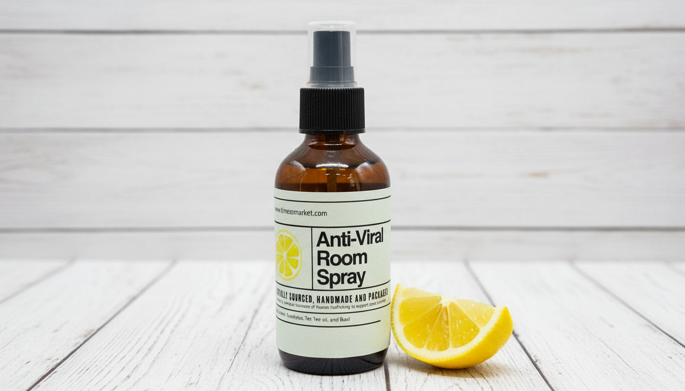 Anti-viral room spray