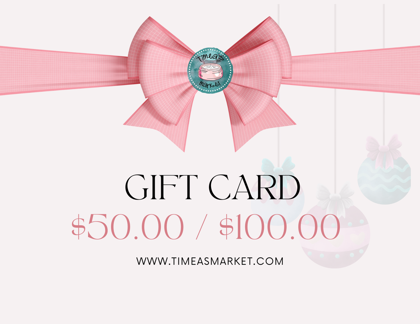 Timea's Market Gift Card