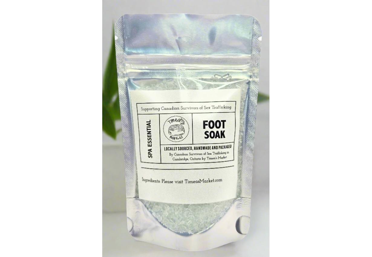Foot soak travel size Peppermint, Eucalyptus,
