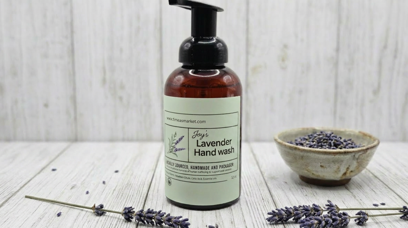 Organic Lavender foam handwash - 12 oz