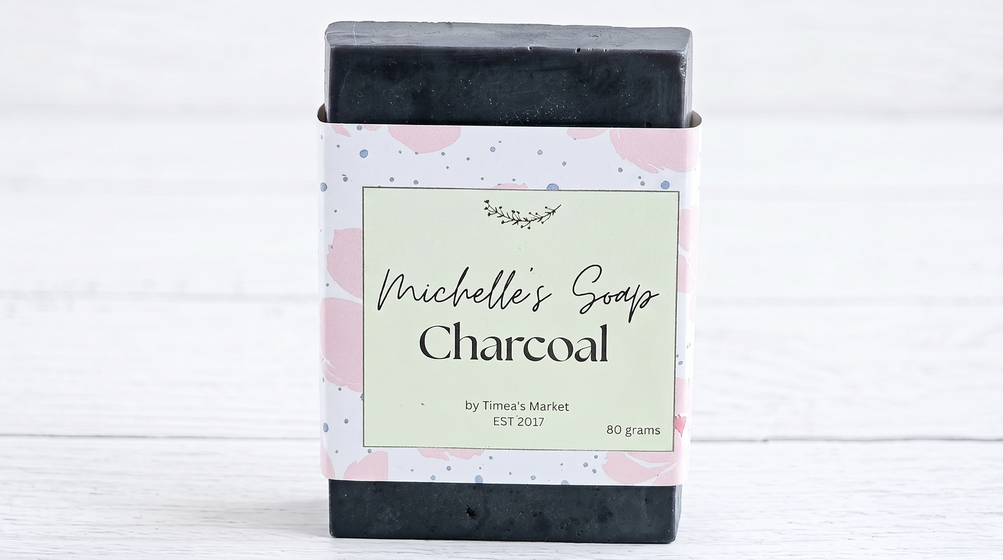 Michelle's Charcoal soap 80 grams