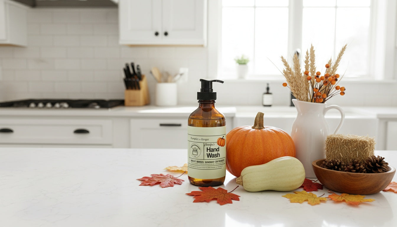 Pumpkin pie + Ginger Handwash