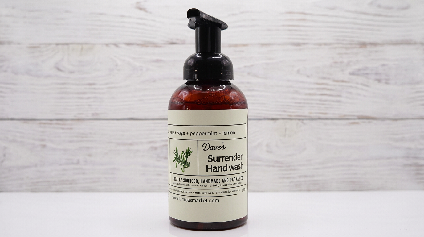 Organic foam handwash Rosemary + Sage + Peppermint + Lemon 12 oz TIMEA'S FAVORITE