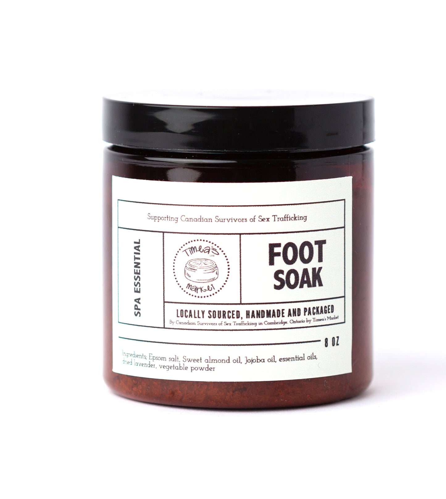 Foot soak 8 oz Peppermint, Eucalyptus