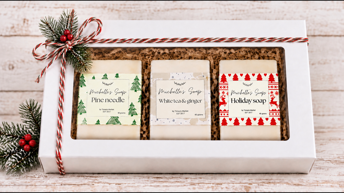 Christmas soap collection (3 piece)