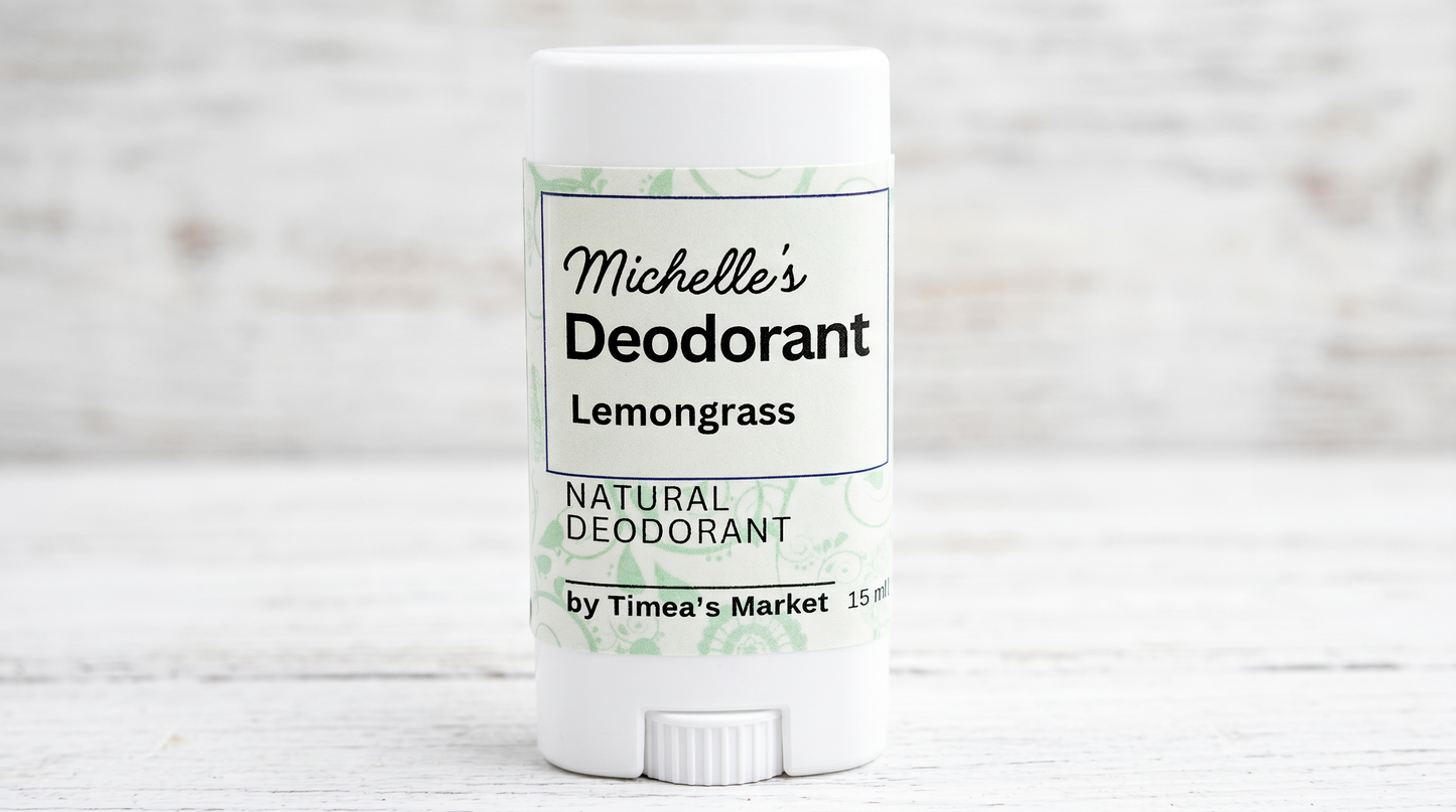 Michelle's Lemongrass Natural Deodorant - 15 ml