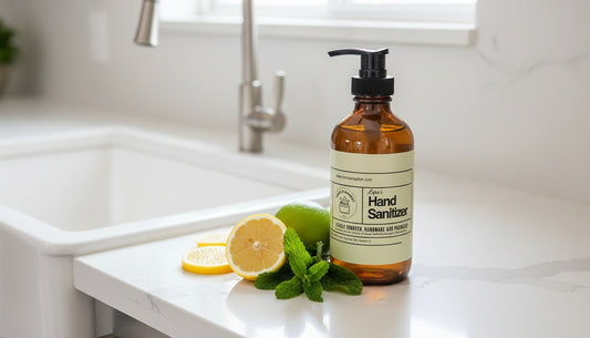Lepa's Handsanitizer 8 oz  - Peppermint + Lemon