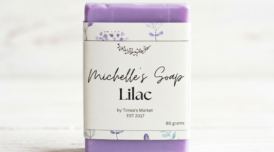 Lilac 80 g Soap bar - Michelle's soap collection
