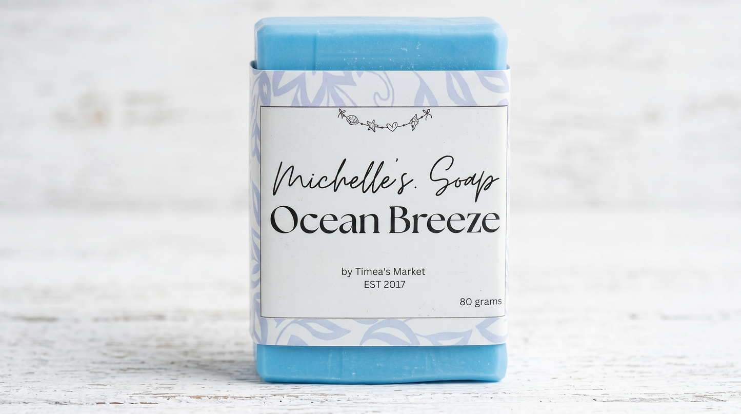 Ocean Breeze 40 g Soap bar - Michelle's soap collection