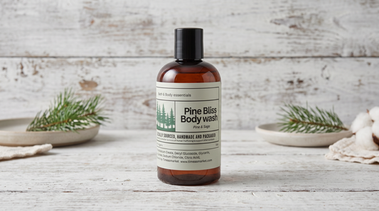 Organic Pine Bliss Body Wash 8 oz