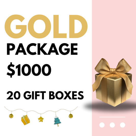Buy one Gift One CORPORATE GIVING - Holiday campaign GOLD