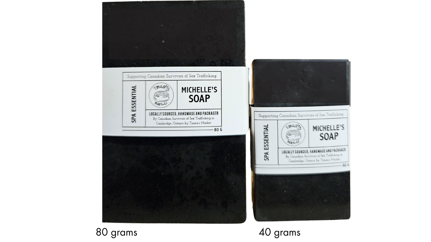 Michelle's Charcoal soap 80 grams